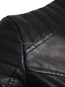 2024 hommes automne hiver vestes en cuir jeunesse à la mode confortable tissu de haute qualité nouveau Design prix de vente entier - Product Image 2