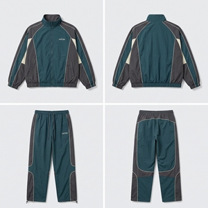 Conjunto de Chaqueta y Pantalones Deportivos Personalizados, Diseño ODM, Chaqueta de Nailon para Hombre, Respuesta Rápida - Product Image 6