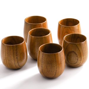 Handmade Polished Wooden Cup with Love Theme Round Shape for Tabletop Decoration - Product Image 3