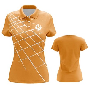 เสื้อเชิ้ตแขนสั้นลายเรขาคณิตสีส้มสำหรับผู้ชาย MANWA ผ้าฝ้าย 100% พิมพ์ลายดิจิทัล แห้งเร็ว ผ้าถัก สวมใส่สบายๆ - Product Image 4