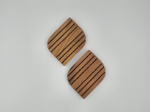 Porte-savons rectangulaires en bois d'acacia écologiques - Durables et antidérapants - Product Image 4