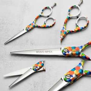 Premium Salon <b>Barber</b> Shears Precision Edge Stainless Steel Hairdresser Scissors For Expert Cutting Kit <b>Set</b> 6-Inch Durable Tool - Product Image 1