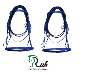 Bride de cheval réglable en cuir et nylon imperméable confortable de haute qualité avec ajustement intelligent pour une utilisation équestre-Vente en gros - Product Image 2