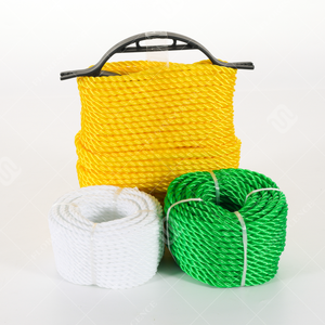 Corda Trançada de <span class=keywords><strong>PE</strong></span> de 3 Fios com Diâmetro de 10mm, Corda de Polietileno de Alta Resistência para Embalagem, Pesca e Atividades ao Ar Livre - Product Image 5