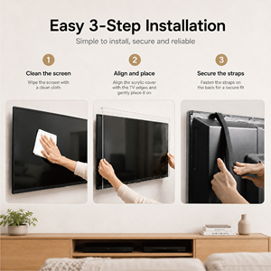 ฟิล์มกันรอยอะคริลิกใสสำหรับจอทีวีแบบแบน - Product Image 3