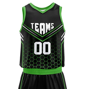 Uniforme de Baloncesto Personalizado de Alta Calidad 100% Poliéster, Talla Grande, Color y Logotipo Personalizados, Secado Rápido y Transpirable - Product Image 3