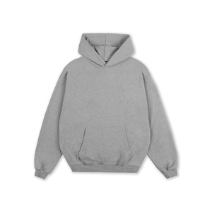 Sweat-shirt à capuche pour homme BRG, couleur marron foncé, en coton molletonné, coupe ample, couleur unie, style décontracté, pour l'automne, manches régulières, style tricoté - Product Image 6