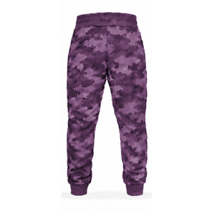Purple Camo Tracksuit Unisex <b>Full</b> <b>Zip</b> <b>Hoodie</b> Jogger Pants Set Custom Camouflage Athletic Casual Sportswear Training Outfit - Product Image 4