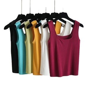 Camiseta sin mangas de jersey con cuello halter en colores pastel para mujer, deportiva, transpirable, de alta elasticidad, informal, para verano - Product Image 1