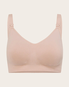 Soutien-gorge de sport sans fil léger pour femme, col en V, pour la maternité, rose clair uni, séchage rapide, collection 2026 – Vente en gros - Product Image 5