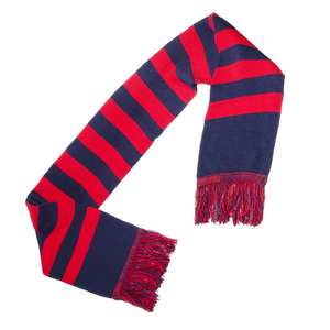 Bufanda Clásica Tejida para Hombre, Larga, Cálida para Invierno, Acrílica, Aislante Térmico, Roja, Azul Marino, con Borde de Flecos - Product Image 1