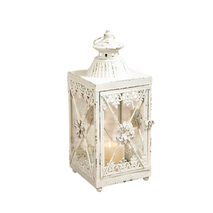 <b>Set</b> Of 3 Vintage Decorative Hanging <b>Lanterns</b> Black Metal Candle Holder With Tempered Glass Indoor Outdoor Garden Wedding Party - Product Image 6