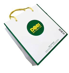 Sac en papier cadeau de qualité supérieure ivoire en gros avec poignée pratique, autoportant, fabriqué à partir de matériaux recyclés, livraison express par air et mer Vietnam - Product Image 3