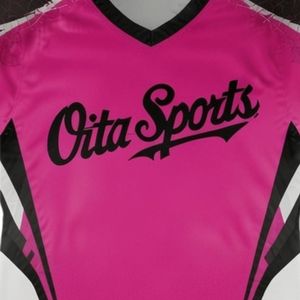 Unisex Pink Black Sublimated Lacrosse Uniform <b>Set</b> Lightweight Polyester Reversible Team Sports Wear Training Apparel - Product Image 5