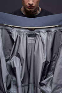 Premium Waterproof Techwear <b>Jacket</b> Men's Cyberpunk Tactical Windbreaker Urban Streetwear Multi-pocket Functional Utility Coat - Product Image 4