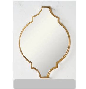 Espejos metálicos de diseño pueden transformar áreas de comedor en espacios sofisticados, complementando bellamente las paredes decorativas y los papeles pintados. - Product Image 1