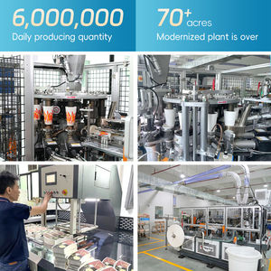 Gobelets à yaourt jetables à double paroi en gros avec couvercles – Gobelets en papier écologiques et recyclables pour crème glacée et yaourt – Vente en gros - Product Image 4