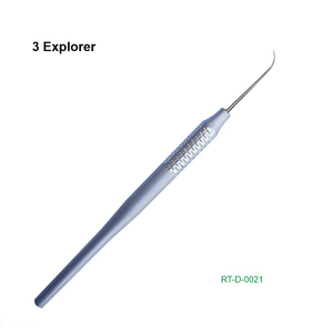 Explorador Dental Ergonómico Manual de Doble Punta 3A/TU, Hecho de Acero Inoxidable por Roboz Tech Pakistán - Product Image 2