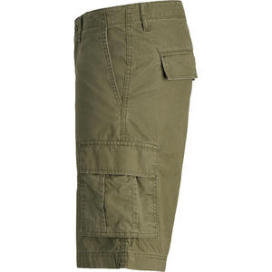 <b>Men's</b> 100% Cotton Summer Vintage <b>Camo</b> <b>Cargo</b> Overalls Eco-Friendly Quick Dry Breathable High Waist Washed Patchwork Shorts - Product Image 5