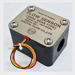 Capteur de débit numérique DGT-020AI à engrenages ovales coréen, en aluminium, filetage interne PT 3/4 - Product Image 3