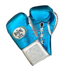 Gants de boxe MMA personnalisés pour l'entraînement et le sparring |   Style à Doigts Entiers |   Fermeture à boucle et crochets |   Construction en cuir |   Évacuation de l'humidité - Product Image 1