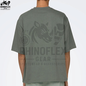 Nueva Camiseta Extra Grande con Lavado Vintage, Algodón de Alta Calidad, Transpirable y Ligera, Ideal para el Verano, con Marca Personalizada - Product Image 2