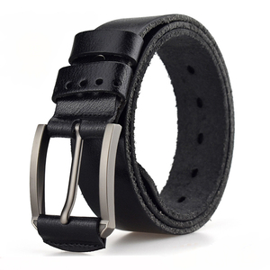 Cinturón de Cuero Genuino Personalizado OEM – Hebilla de Aleación Resistente, Correa de Cintura Casual y Moderna para Boutique y Venta al por Menor - Product Image 2