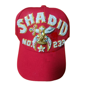 Haggy No. Gorra de Béisbol Bordada con 182 Pedrerías, Estilo Hip Hop Unisex, Gorra de Lona Negra - Product Image 3