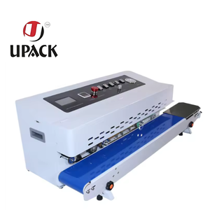 Selladora de Banda Horizontal Continua Automática UPACKPC-1100 con Impresora de Inyección de Tinta para Fecha de Caducidad y Código QR + Transportador |   Sellador de Bolsas de Plástico - Product Image 4