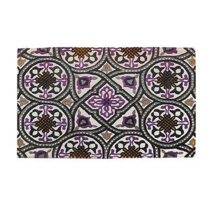 พรมปูพื้นลายดอกไม้ทันสมัย น้ำหนักเบา ทำมือจากผ้าฝ้ายทอ ไม่ลื่น ซักได้ พับเก็บได้ เหมาะสำหรับทางเดิน ขายดี - Product Image 1