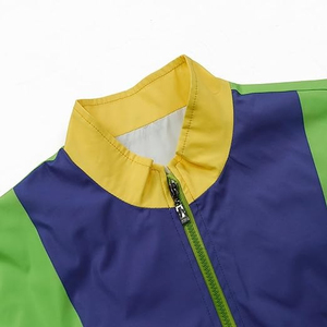 Survêtement coupe-vent pour homme de qualité supérieure, service OEM, fermeture éclair intégrale, style sportif, respirant, en polyester - Product Image 4