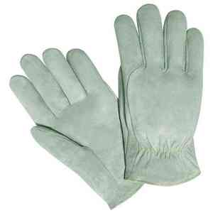 Gants de travail en cuir robustes Sunny Gloves, antidérapants, résistants aux déchirures, 8 oz, 26 cm, sans latex, poignets coniques, usage général - Product Image 6