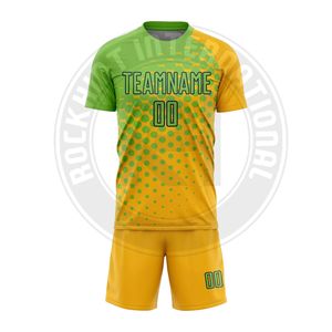 Uniforme de Fútbol Personalizable para Hombres, Mujeres y Jóvenes, Jersey y Pantalones Cortos Transpirables para Deportes de Equipo - Product Image 1