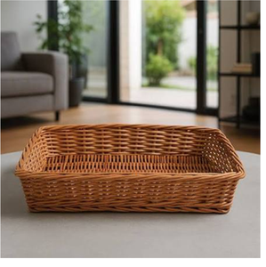 Eco-Friendly Luxury Storage <b>Baskets</b> Vibrant Pink Patterns <b>Bamboo</b> Material Hanging Function for Hotel Decor Wholesale Available - Product Image 2