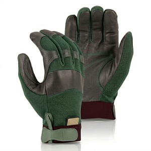 Guantes de Jardinería Resistentes, Palma de Cuero Sintético, Dorso de Spandex, Muñeca Ajustable, Reforzados, Guantes de Seguridad para Trabajo, Europa - Product Image 5