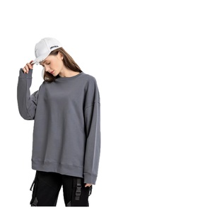 Sudaderas de cuello redondo con hombros caídos para mujer, informales y a la moda - Product Image 6