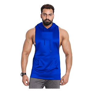 Custom Logo Men's Fitness Workout Loose Fit Bodybuilding <b>Vest</b> Gym <b>Stringer</b> Cotton Tank Top - Product Image 3