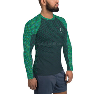 Camiseta Deportiva JUJITSU Transpirable para Hombre, Manga Larga, Tejido Cómodo de Spandex/Poliéster, Secado Rápido, Ecológica - Product Image 4
