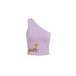 BY MULTI CRAFT <b>Women</b> Orange <b>Top</b> with Front <b>Lemon</b> Slice Beaded Criss-Cross Neckline Breathable Casual Cotton Fabric Spring Set - Product Image 3