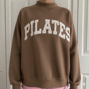 Women Oversized Mockneck Winter Casual Long Loose Fit Breathable Top Soft Minimal Street Style for Comfortable Daily Wear - Product Image 1