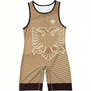 Wholesale Top Quality Custom Wrestling <b>Singlet</b>-Stretch Breathable Lightweight Professional Apparel <b>for</b> <b>Men</b> - Product Image 5