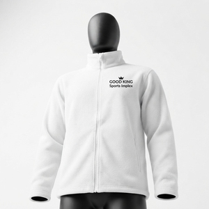 Veste polaire à capuche pour homme avec logo personnalisé, veste polaire décontractée pour l'hiver et les activités de plein air, fabricant en gros - Product Image 4