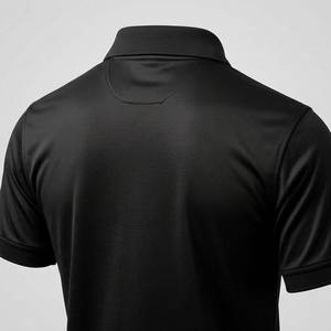 เสื้อเชิ้ตผู้ชายแขนสั้นทรงปกติ น้ำหนัก 200 กรัม ผ้าถัก TC 60 คอตตอน 40 โพลีเอสเตอร์ คอปกตัดสี ทนต่อการยับ รีดง่าย สไตล์ลำลอง - Product Image 6