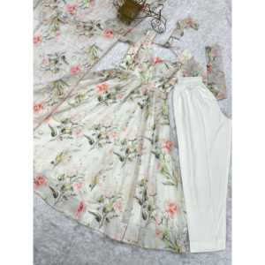 Robe Anarkali de mariage KB Beautiful Modest rose foncé avec dupatta, taille XS, pour fêtes et occasions spéciales - Product Image 5