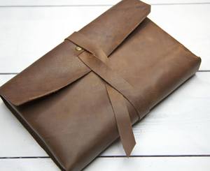 Funda de Cuero Personalizable para Cuaderno de Lujo, Estuche Plegable con Protección y Recargable para Marca NBC-0030 - Product Image 1