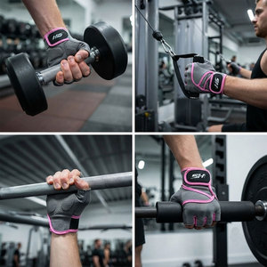 Guantes de fitness para mujer de fácil desmontaje, para entrenamiento, mancuernas, kettlebells, cross training, gimnasio, con protección de palma, precio bajo - Product Image 5