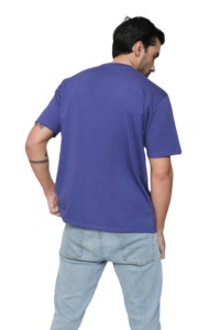 OEM logotipo personalizado 100% algodón hombres verano camiseta stock gota hombro manga corta Camiseta bordado personalizado - Product Image 3