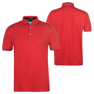Camisas de Manga Corta para Hombre, 100% Algodón, Lona Sólida, de Alta Calidad, al por Mayor, Ropa de Golf Personalizada con Función de Secado Rápido, Servicio OEM - Product Image 1