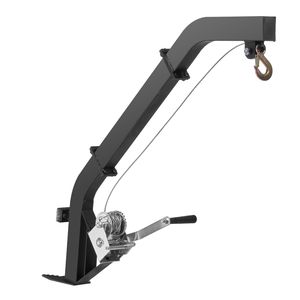 Treuil de levage robuste pour cerfs avec sangle à cliquet, capacité de charge de 353 lb, monté sur arbre, accessoire de chasse pour gibier - Product Image 4