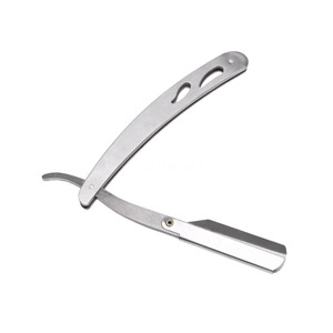 Nueva Navaja de Afeitar Profesional de Acero Inoxidable de Una Sola Hoja para Barbería y Salón, Hecha en Pakistán - Product Image 1